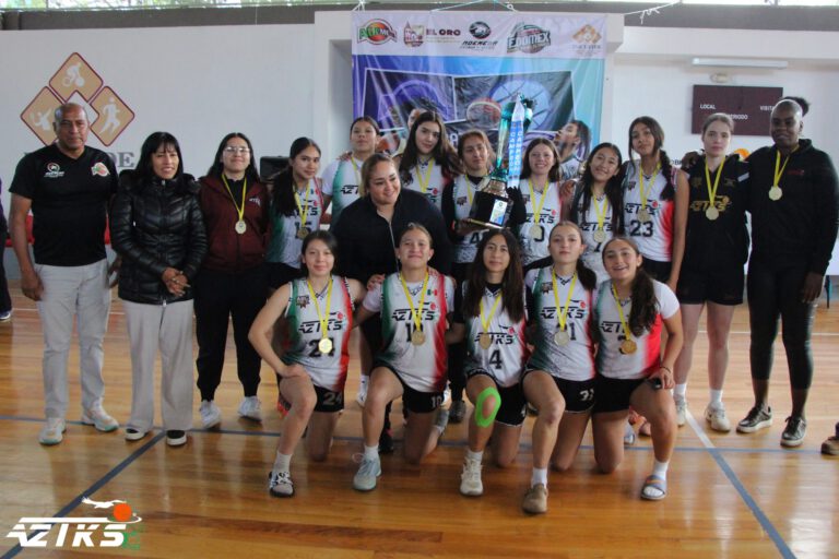 ¡Aztks en lo más alto! Campeonato femenil y podio varonil en el Estatal ADEMEBA U18